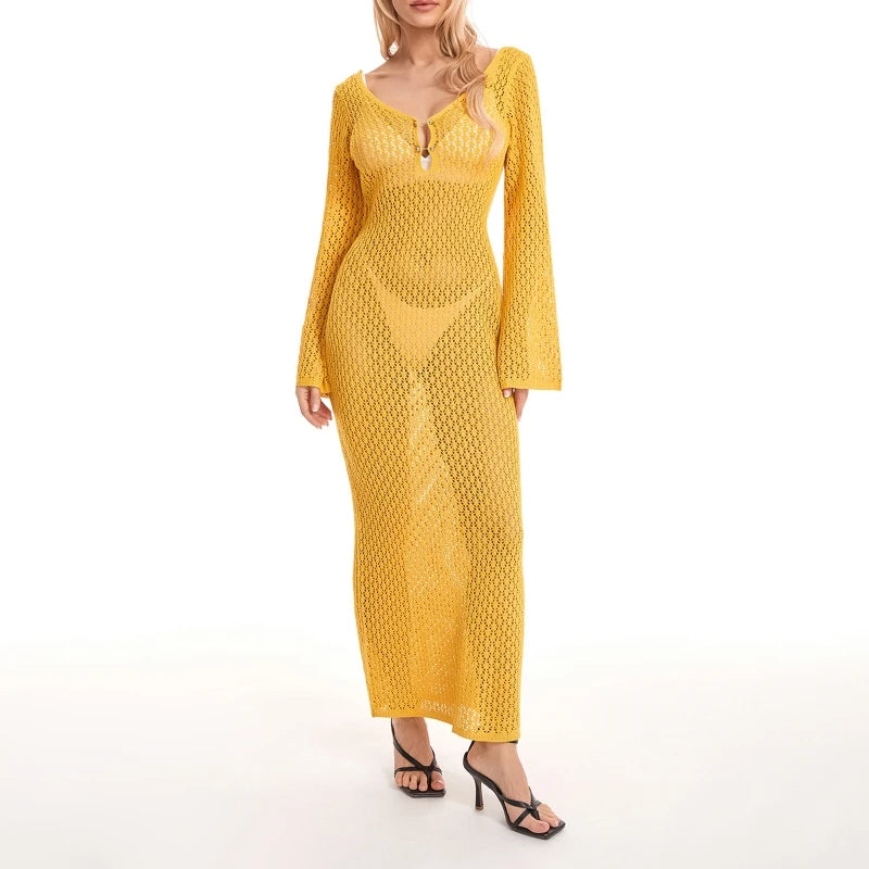 Sexy Knit Beach Dress