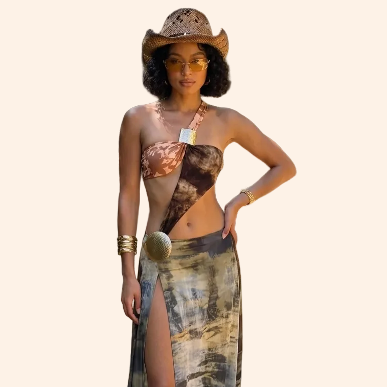 Sexy Cut-Out Beach Dress