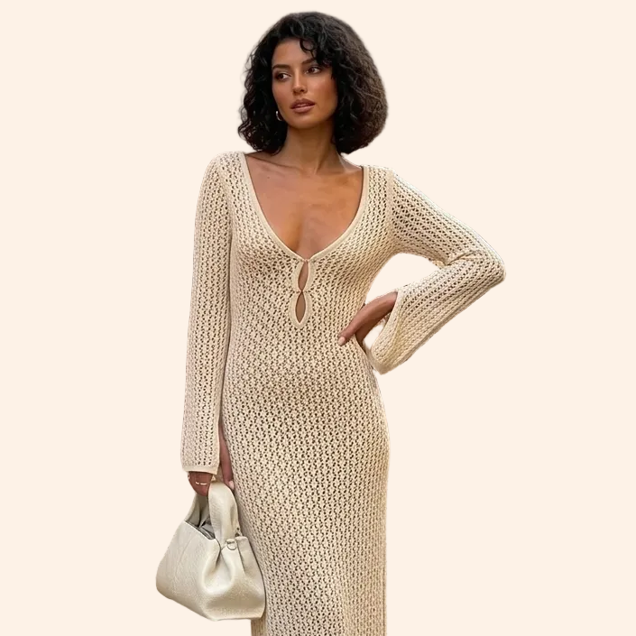 Sexy Knit Beach Dress