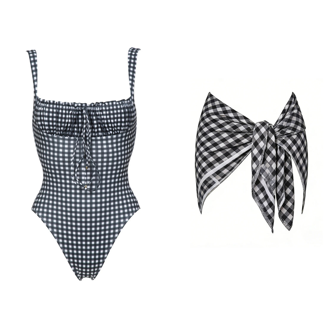 Bandeau Skirted One-Piece