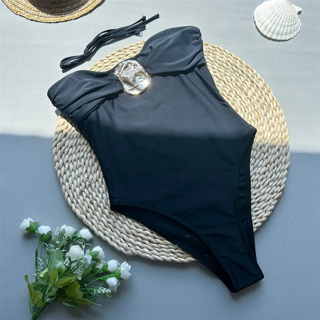 Bandeau High-Cut Monokini