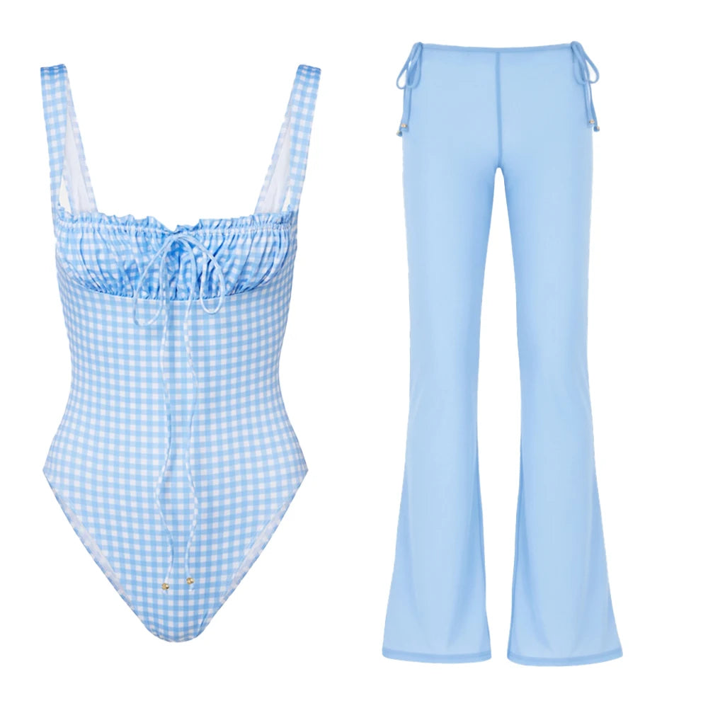 Bandeau Skirted One-Piece
