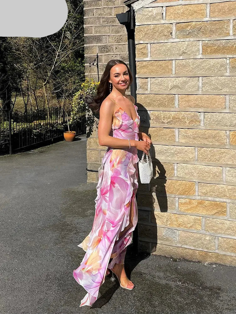 nibber Flower Print Dress