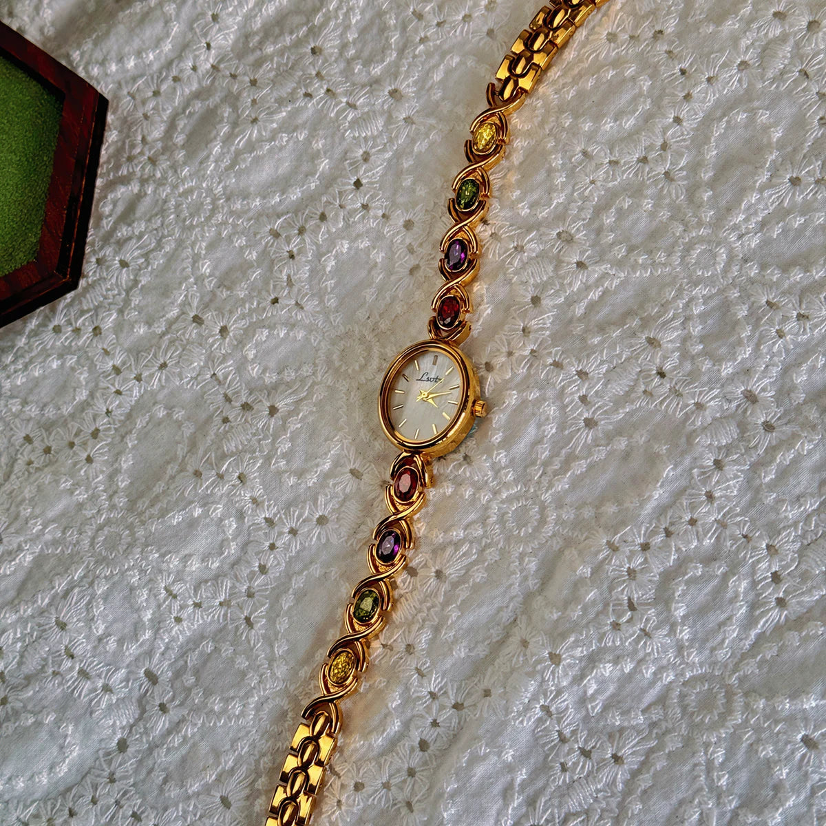 Tourmaline Pearl Watch