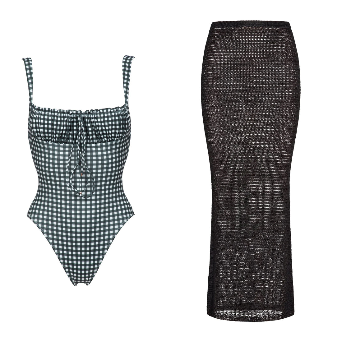 Bandeau Skirted One-Piece