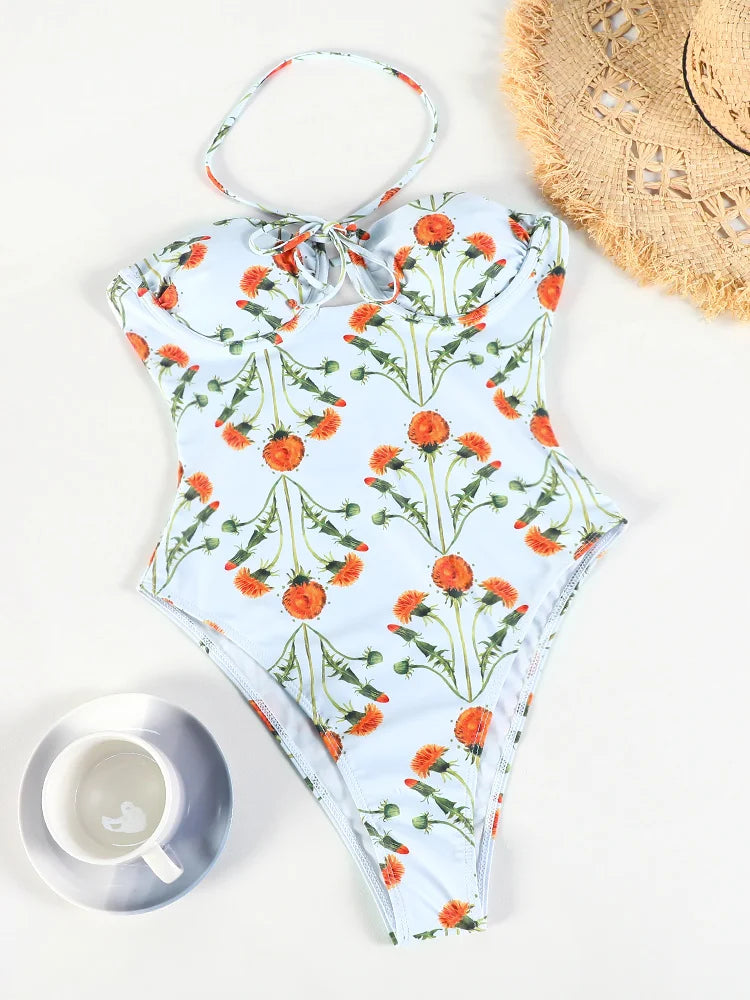 Printed Push-Up Bikini