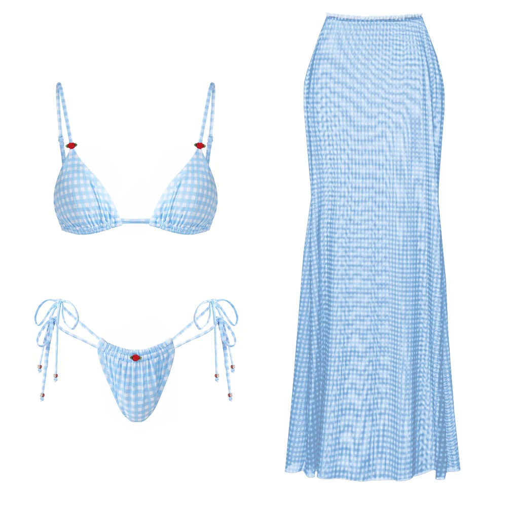 Bandeau Print One-Piece