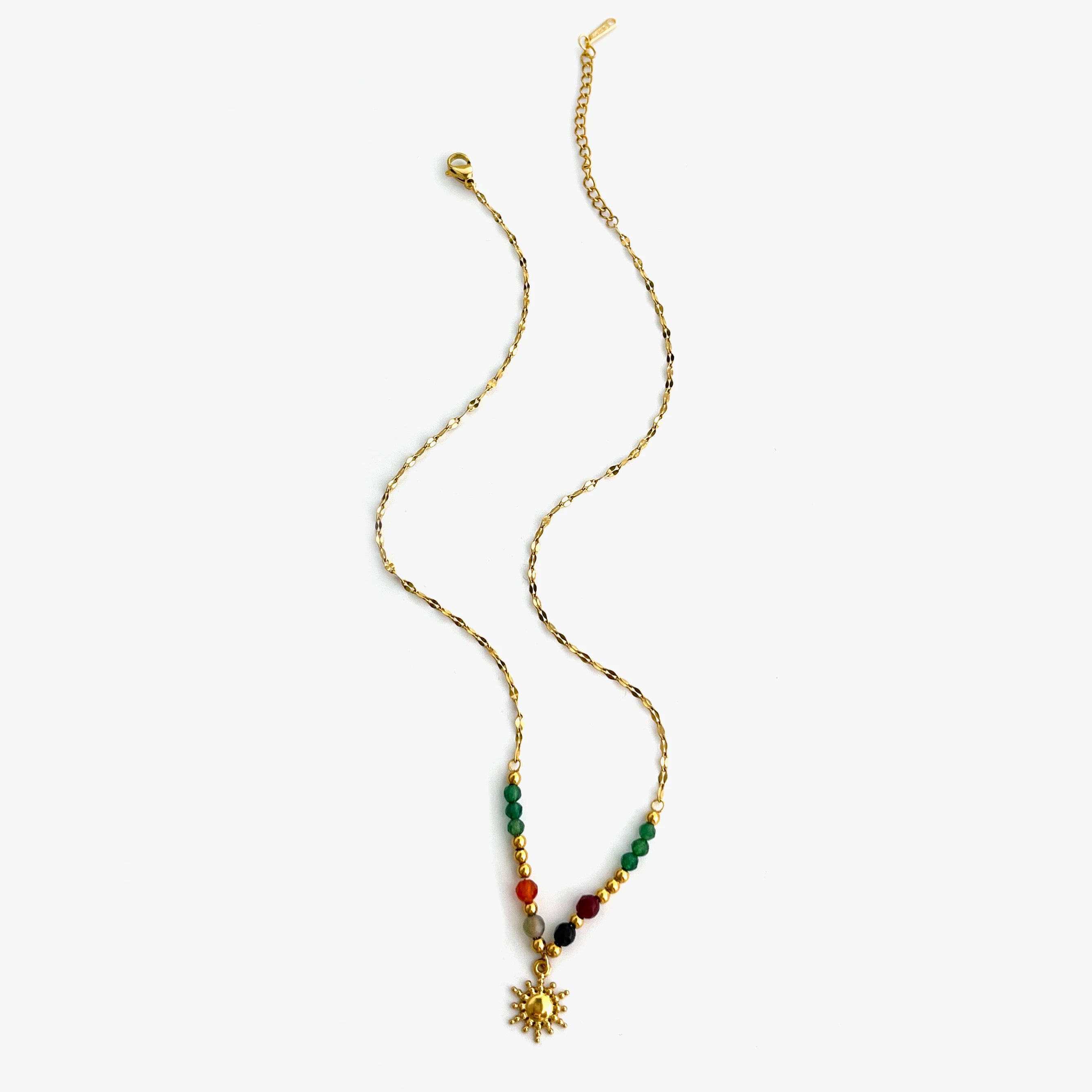 Sunflower Pendant Necklace