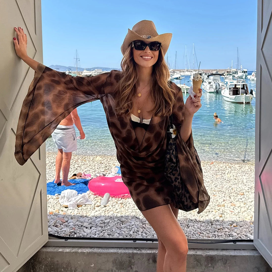 Leopard Coast Mini Dress
