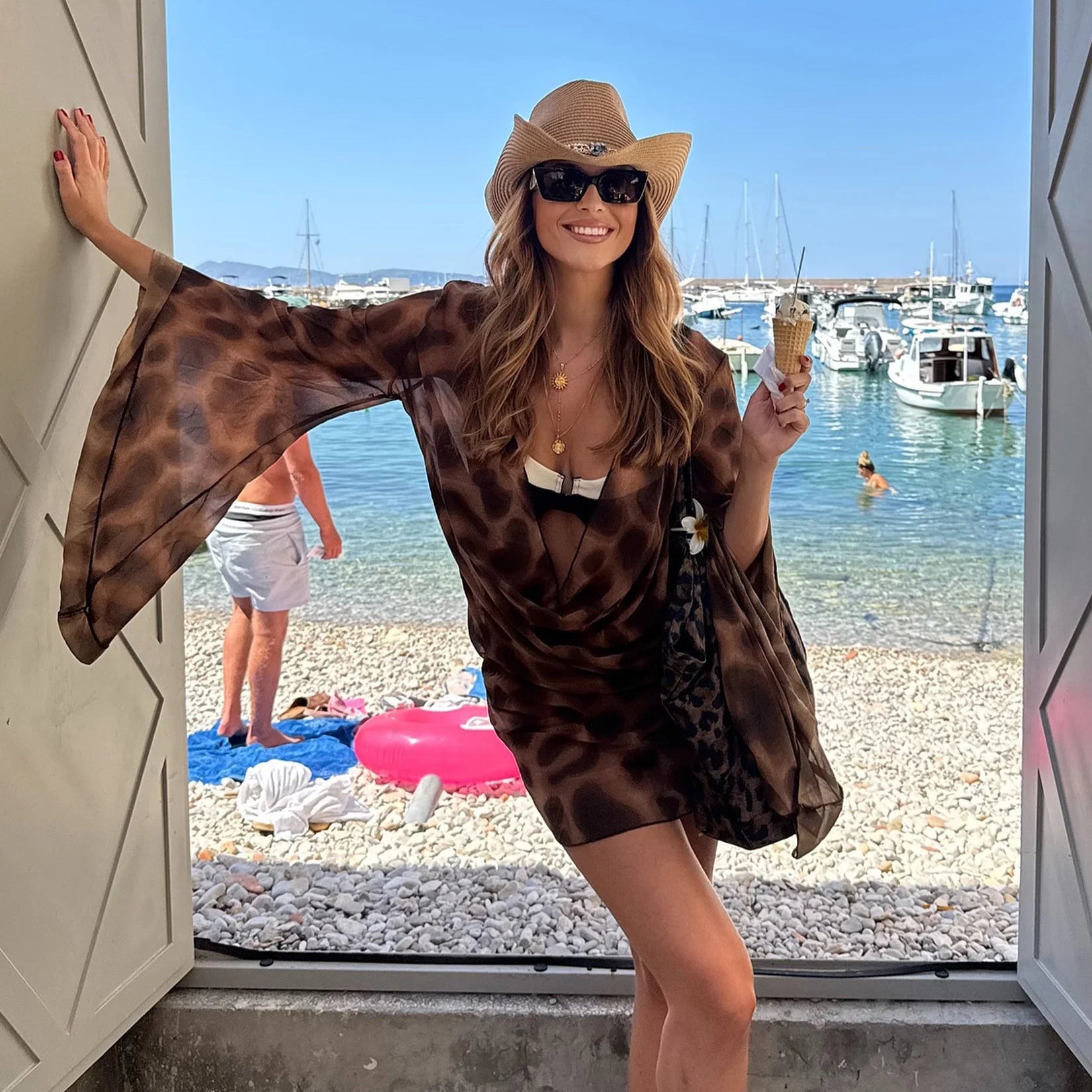 Leopard Coast Mini Dress