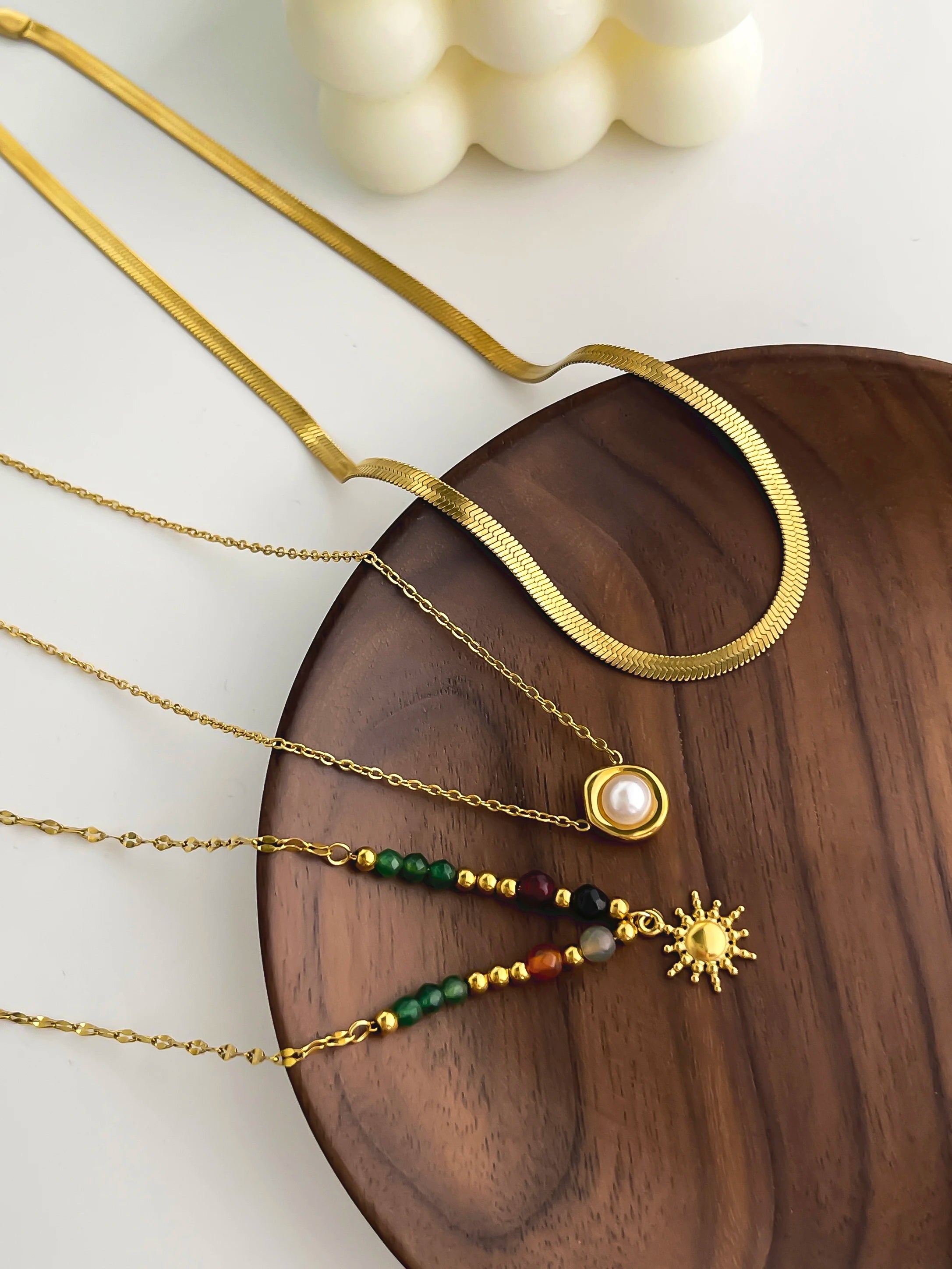 Sunflower Pendant Necklace