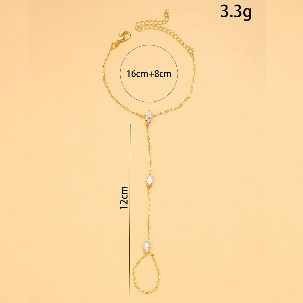 Crystal Hand Bracelet