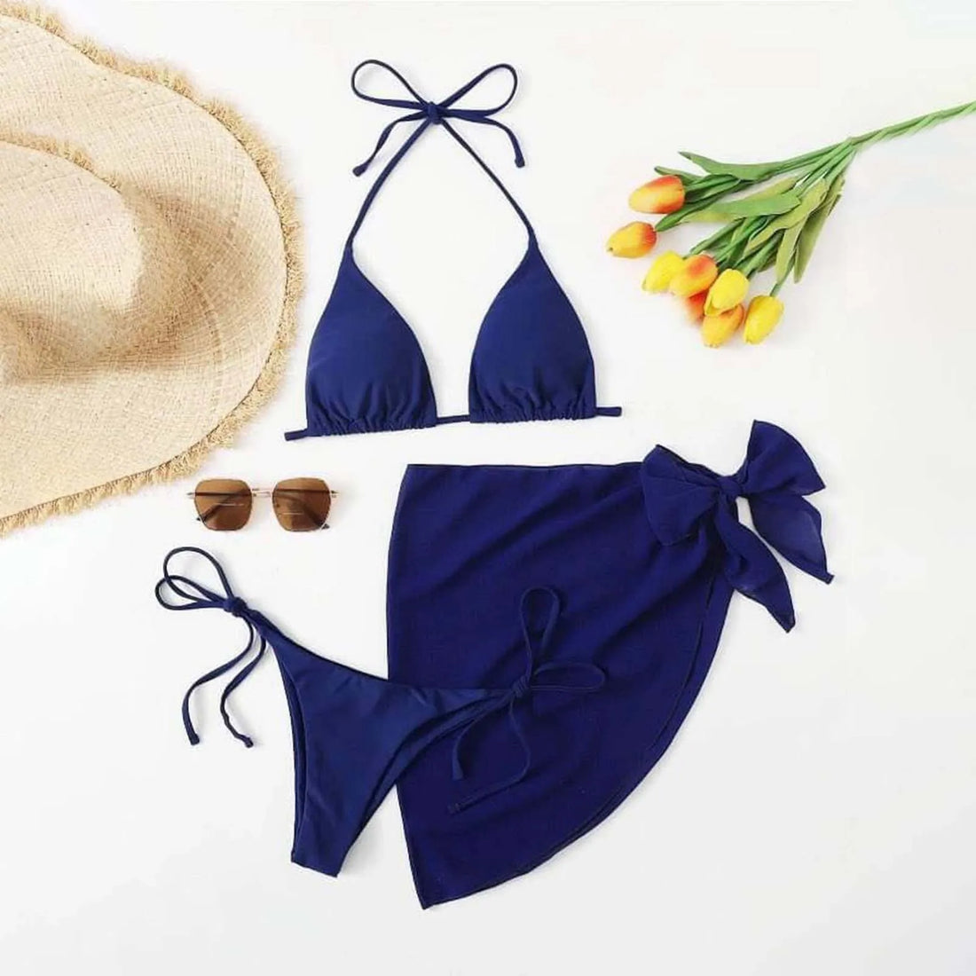 Trobicana White Print Bikini - image 8
