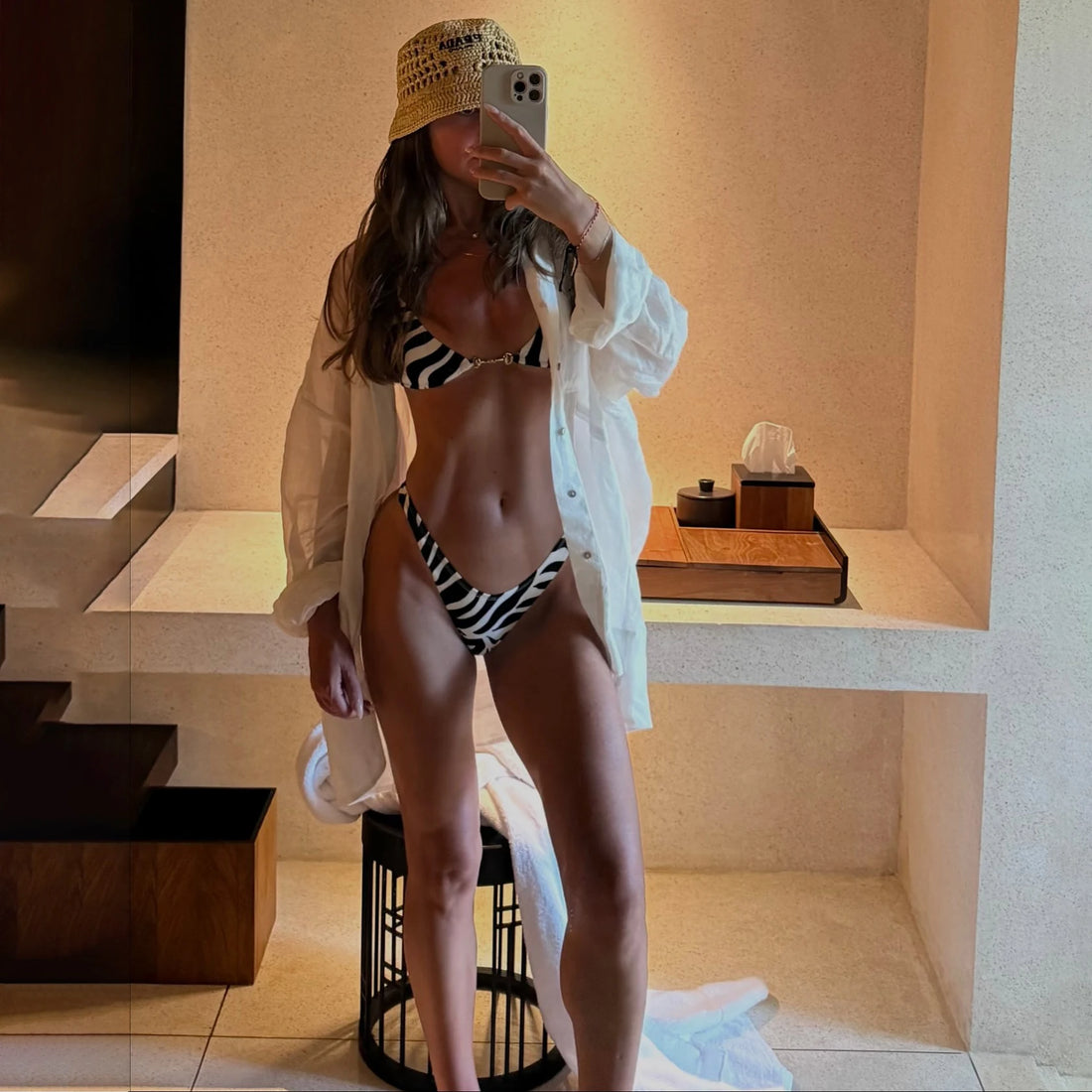 Zebra Cove Bikini Set