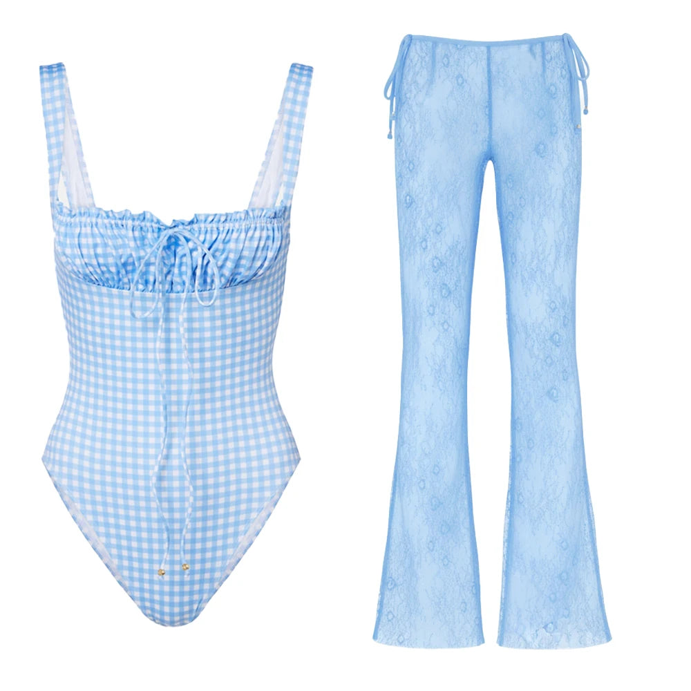 Bandeau Skirted One-Piece