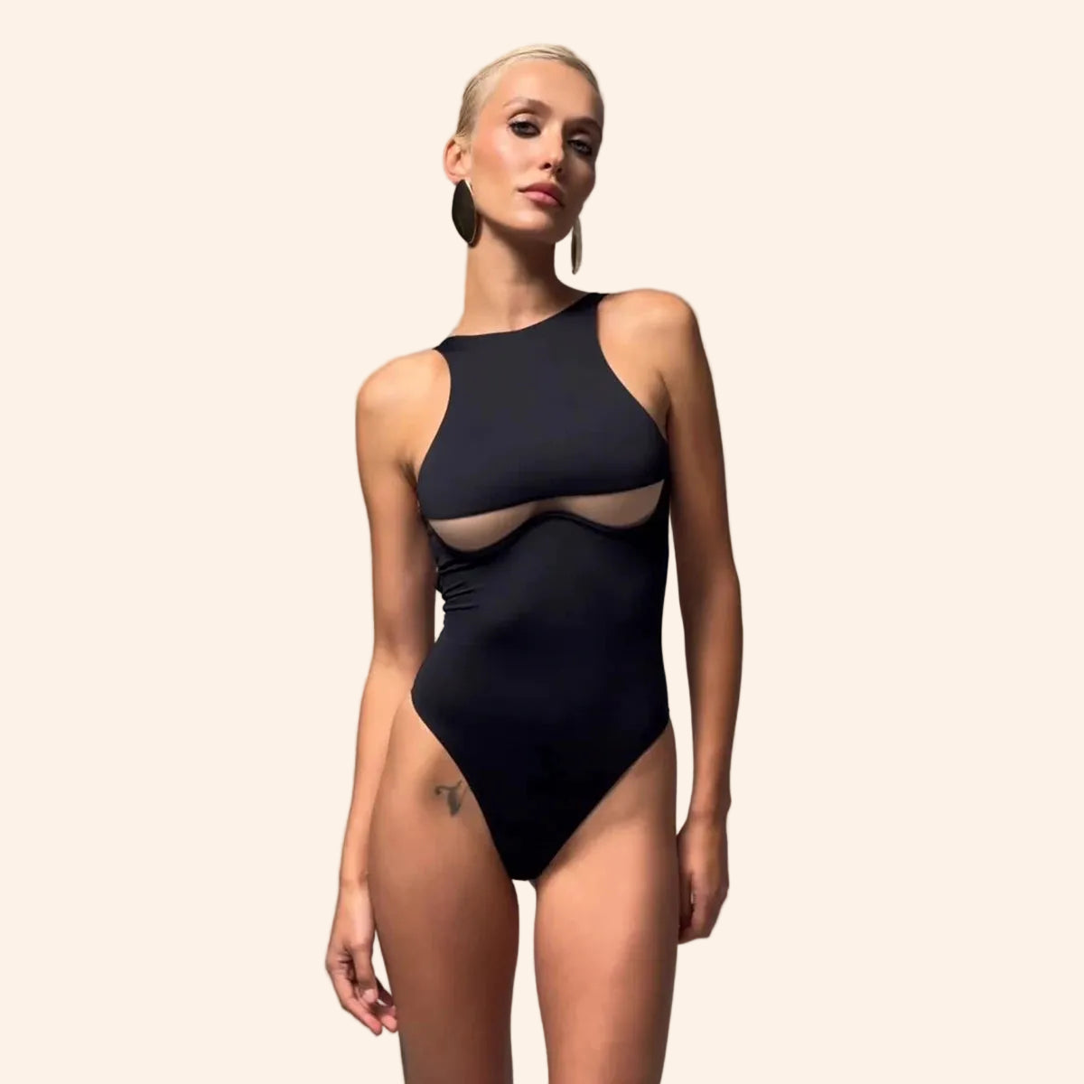 Mesh Halter One-Piece