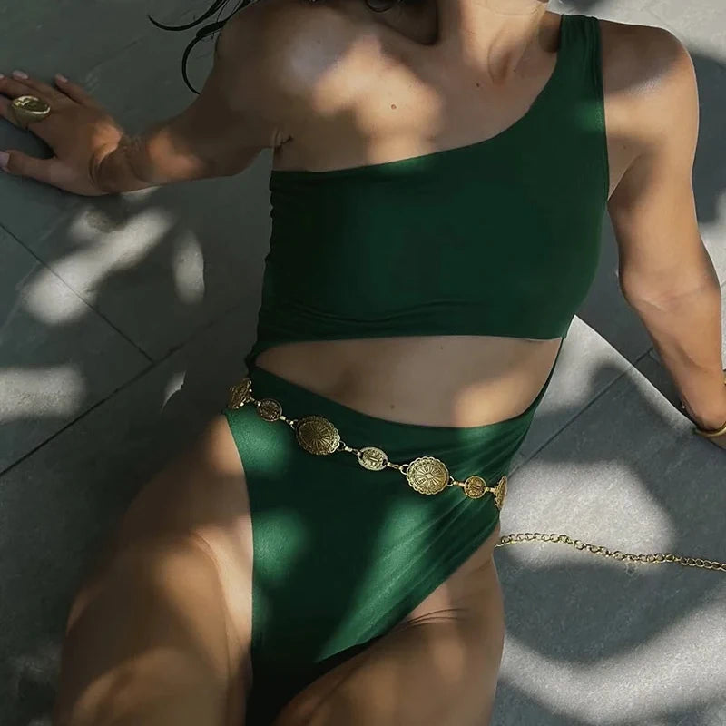 One Shoulder Swimsuit