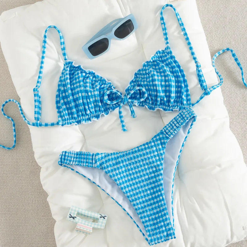 2026 Sexy Bikinis Pink Swimsuits Women Swimwear Push Up Female Beach Swim Wear Bathing Suits Brazilian Bikini Set Pool Bather