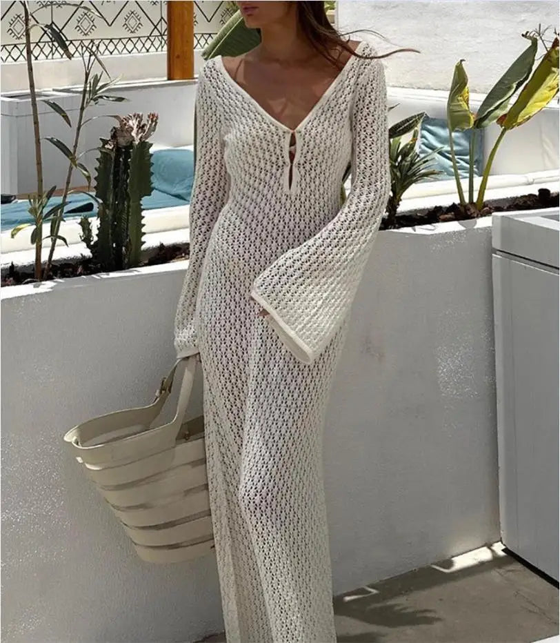 Sexy Knit Beach Dress