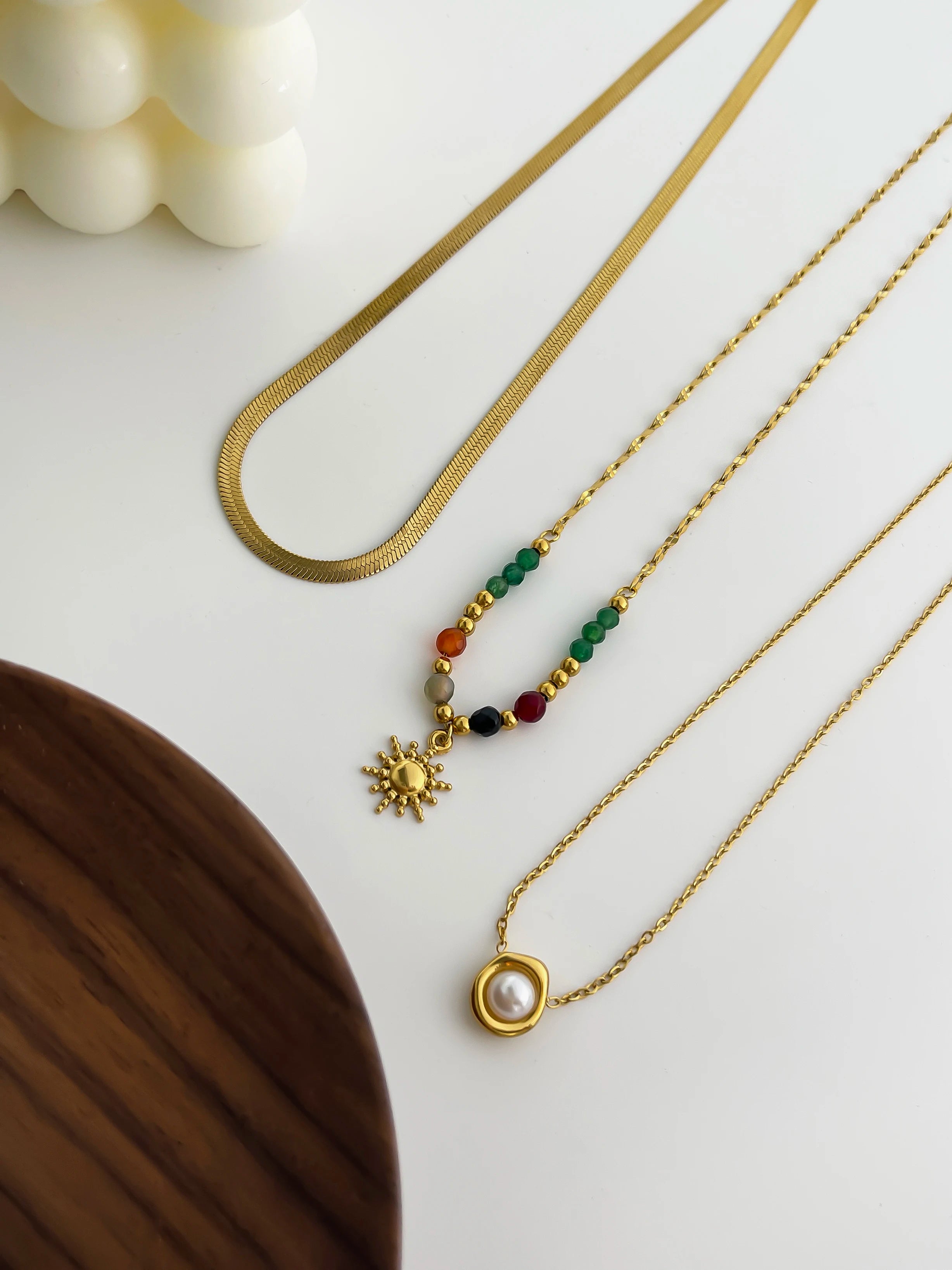 Sunflower Pendant Necklace