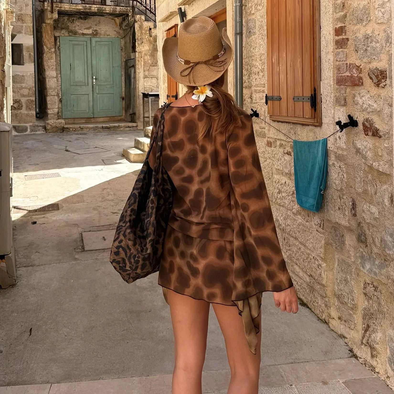 Leopard Coast Mini Dress
