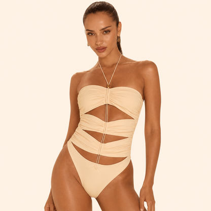 Bandage Hollow Bodysuit