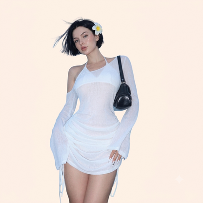 Skye Ruched Mini Dress