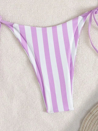 2026 Sexy Bikinis Striped Swimsuits Women Swimwear Push Up Female Beach Swim Wear Bathing Suits Brazilian Bikini Set Pool Bather