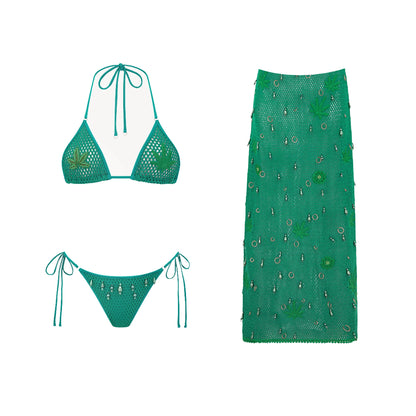 Sexy Skirted Bikini Set