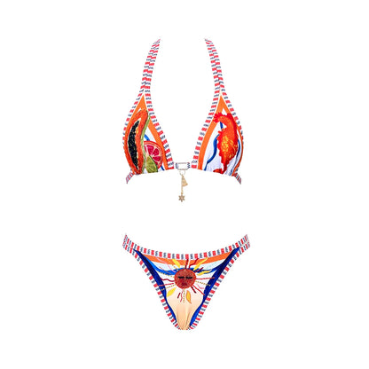 Elegant One Piece Swimsuit &amp; Skirt Set