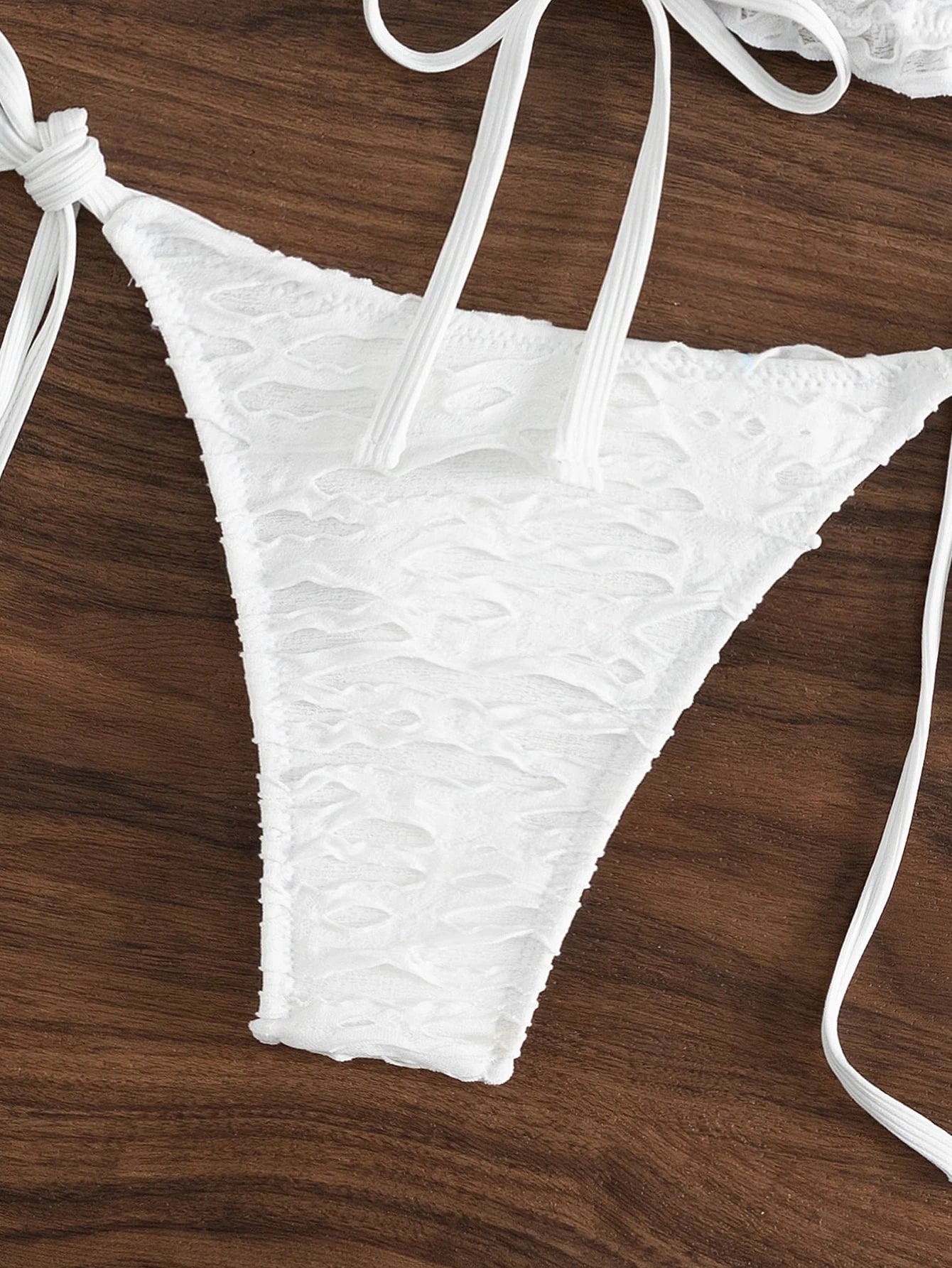 Summer Solid Color Bandeau Bikini