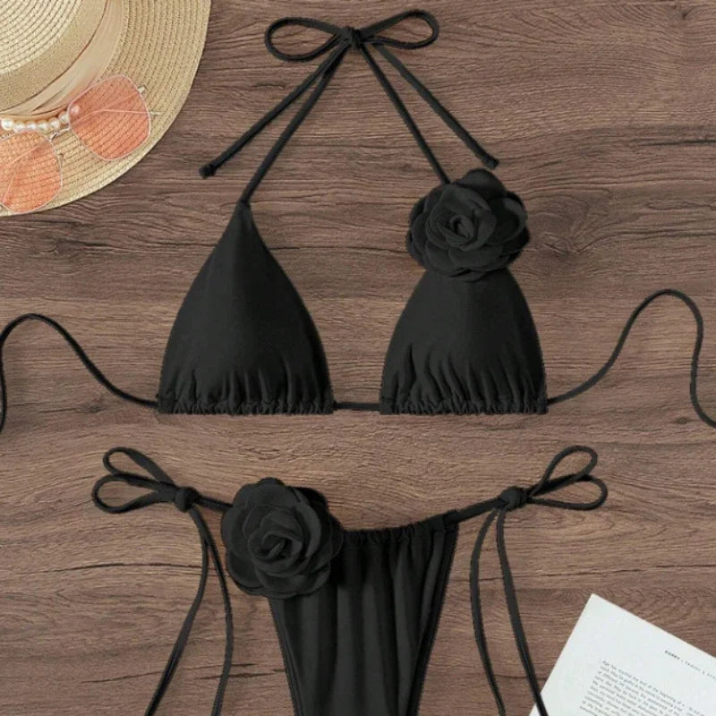 Floral Halter Bikini