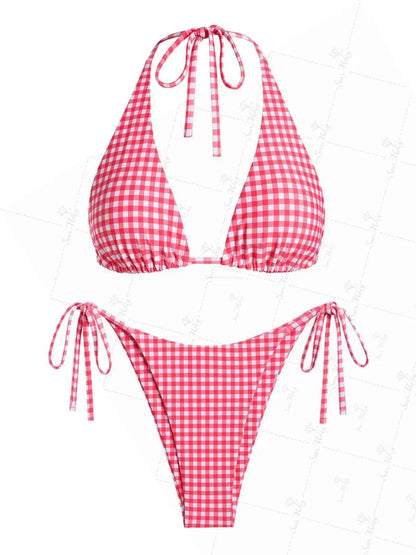 Gingham Tie Bikini