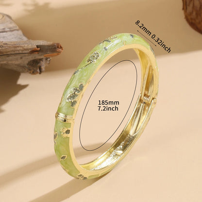 Vintage Flower Bangle