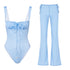 Bandeau Skirted One-Piece