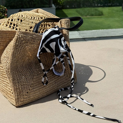 Zebra Print Bikinis Sexy Women Swimsuits Female Swimwear 2026 Micro Bikini Set Bathingsuit Swim Suit Beachwear Bandeau Biquini