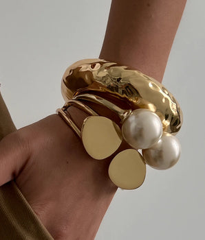 Pearl Punk Bangle