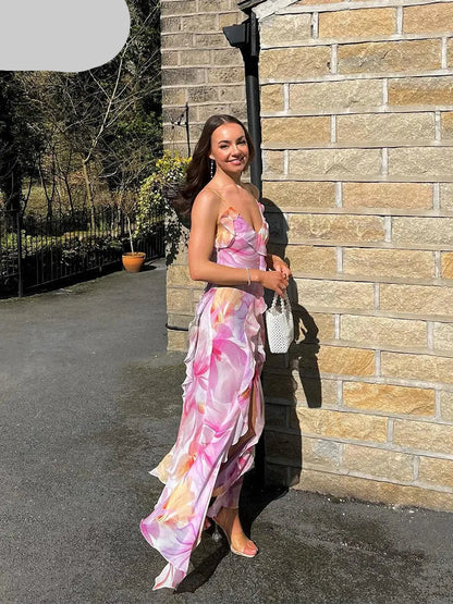 nibber Flower Print Dress