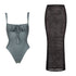 Bandeau Skirted One-Piece