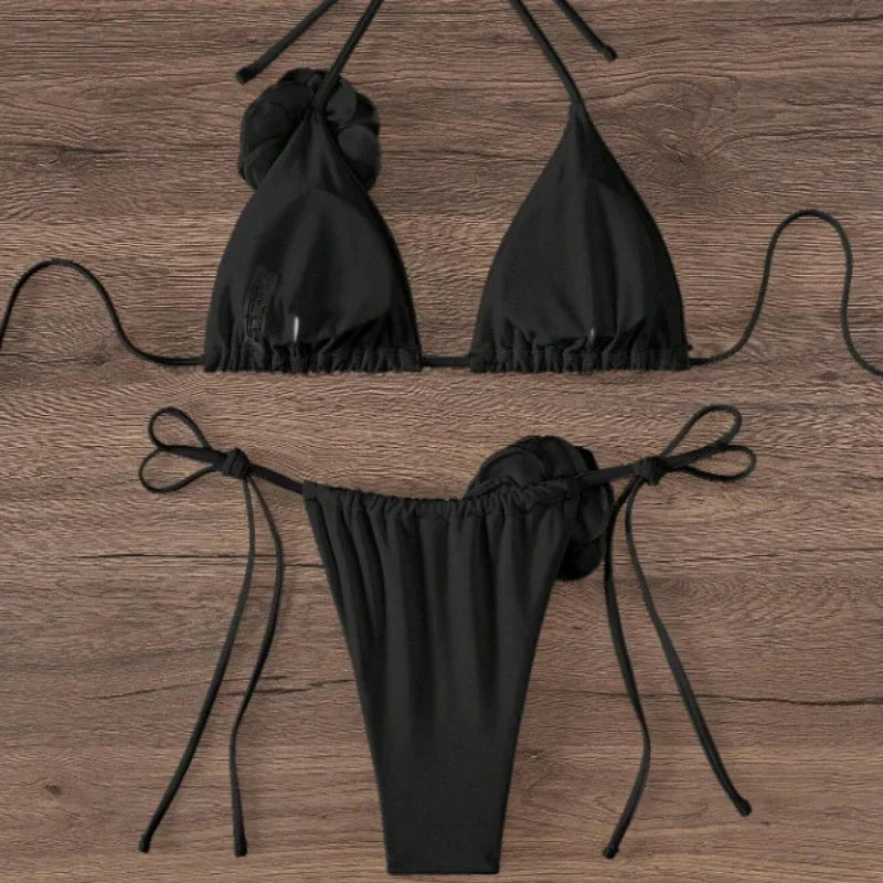 Floral Halter Bikini