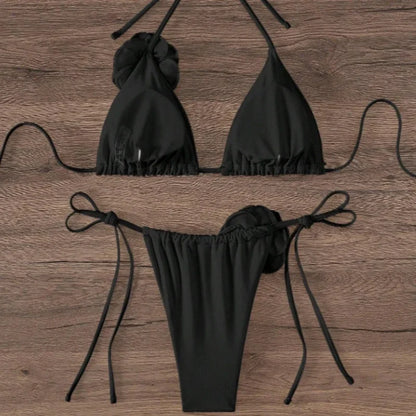 Floral Halter Bikini