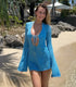 Sheer Knit Beach Dress