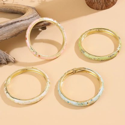 Vintage Flower Bangle