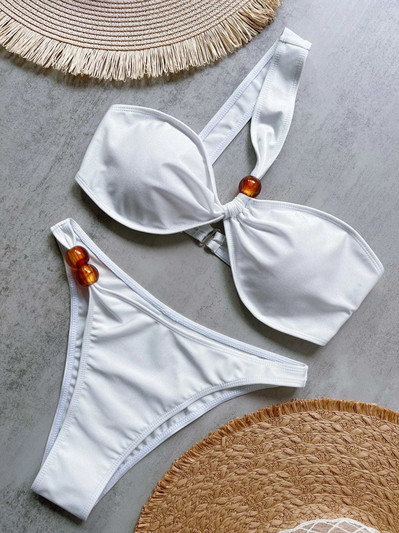 Sexy Solid Push-Up Bikini Set