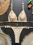 Sole Beaded Halter Bikini Set