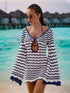 Boho Stripe Mini Dress