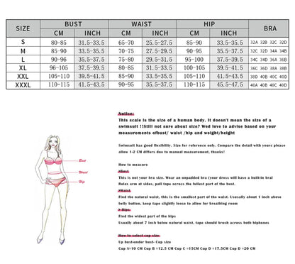 Micro Bikinis Sexy Women Swimsuits Swimwear Bikini Set Chain Bathing Suit Beachwear Brazilian Biquini Female