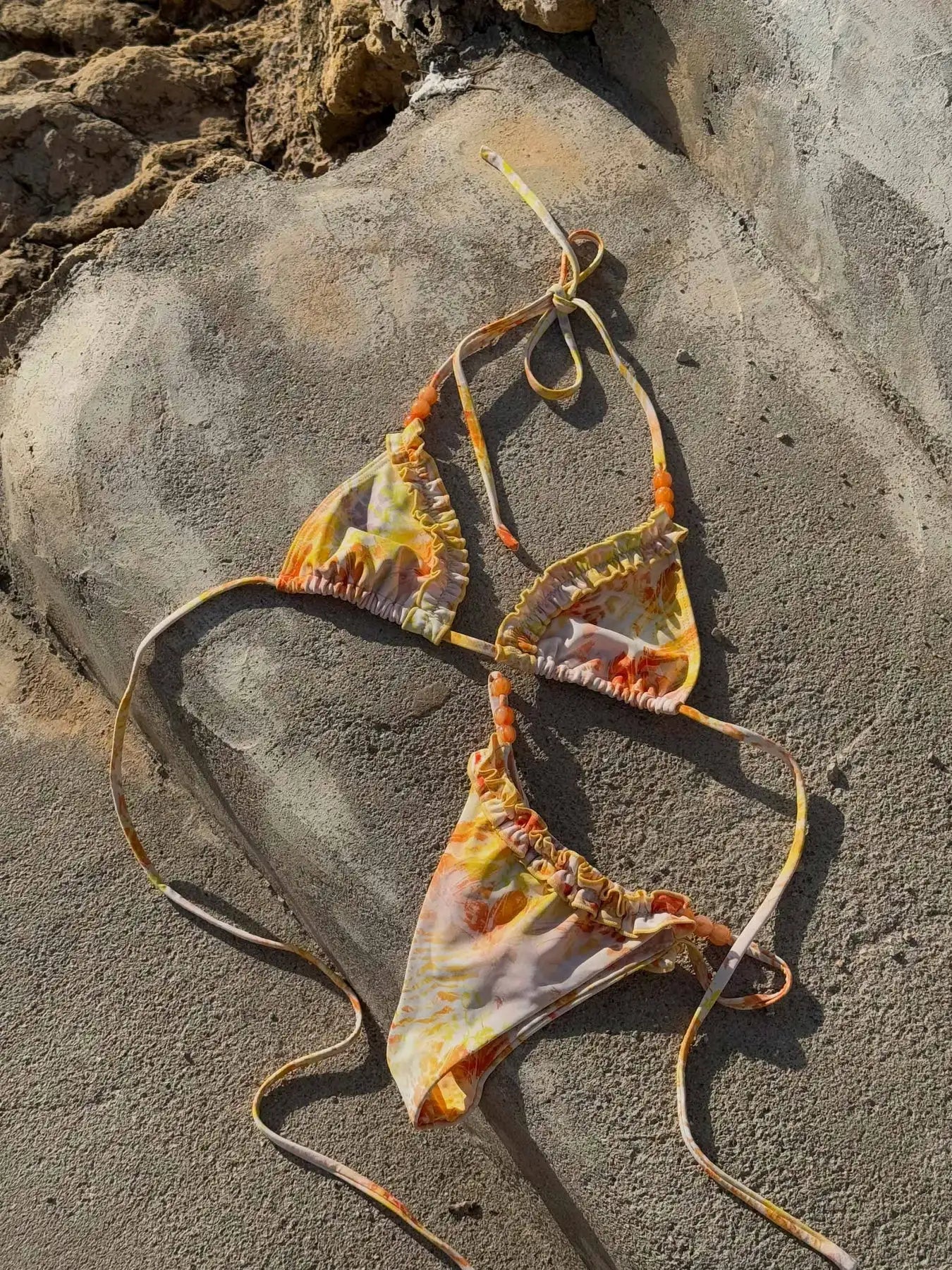 Ruffled Brazilian Bikini