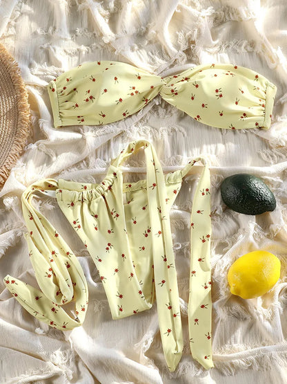 Off-Shoulder Bikini Set