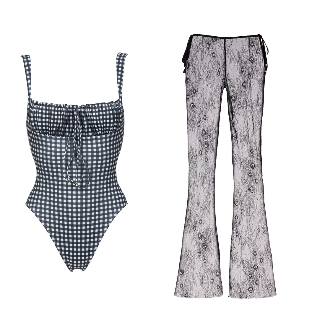 Bandeau Skirted One-Piece